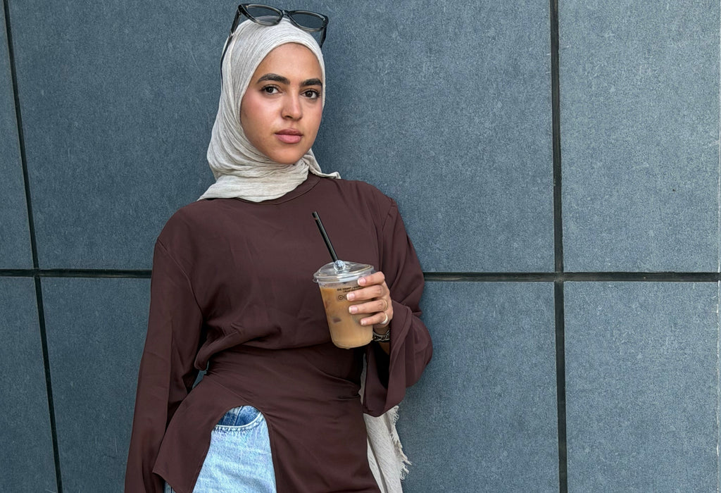 The Everywhere Brown Blouse